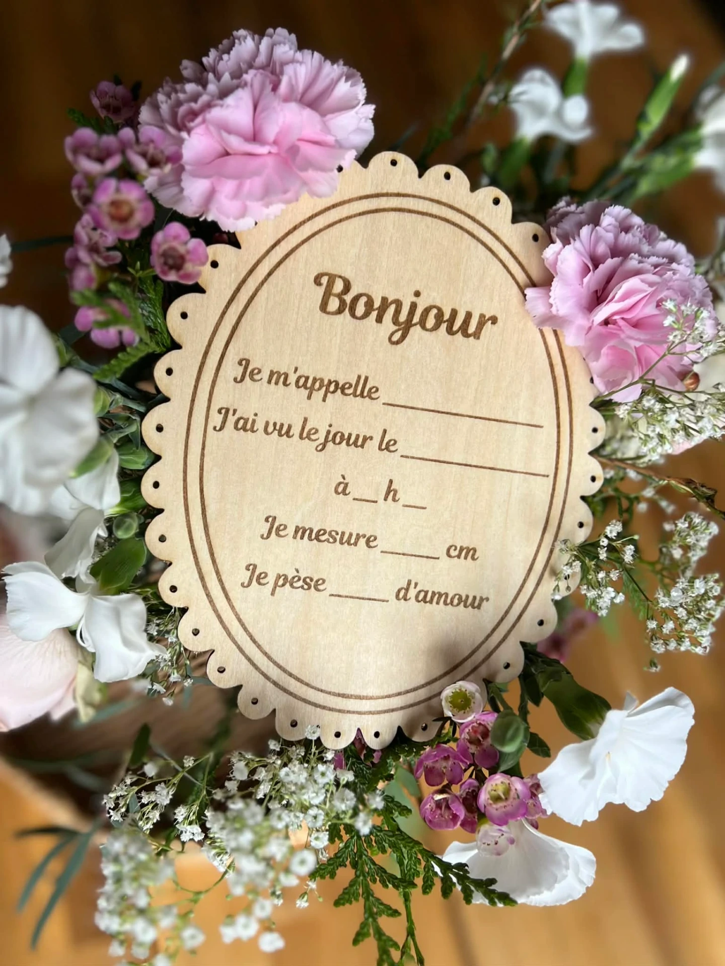 Plaque de Naissance - Collection Romy